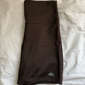 ALO Yoga Dark Brown Bike Shorts